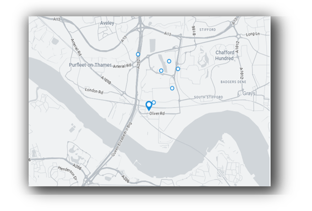 Thurrock Location map