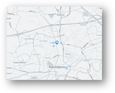 Warrington - Eagle Park Location map