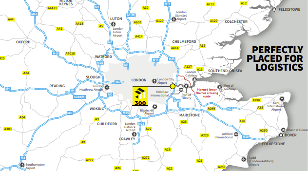 Littlebrook Location map
