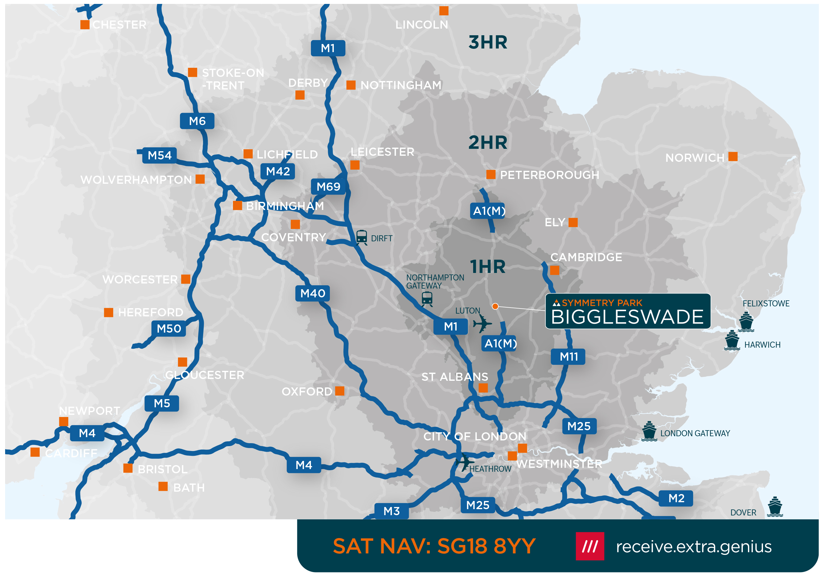 Biggleswade Location map